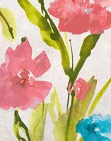 Blue and Pink le Povat  II Framed Print