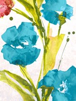 Blue and Pink le Povat I Framed Print