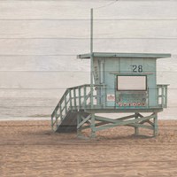 Life Guard White Wash Fine Art Print