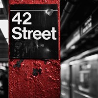 42nd St. Square Fine Art Print