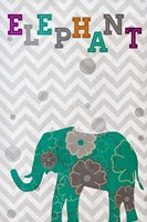Emerald Elephant Fine Art Print