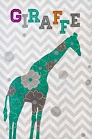 Emerald Giraffe Fine Art Print