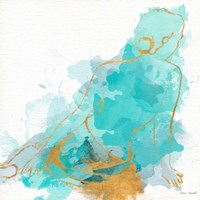 Seated Watercolor Woman I Fine Art Print
