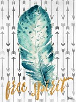 Free Spirit Feather Fine Art Print