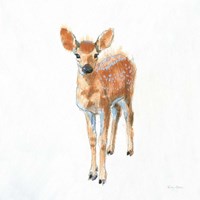 Into the Woods III on White no Border Fine Art Print