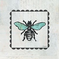 Bee Stamp Fine Art Print