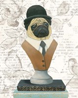 Canine Couture Newsprint III Fine Art Print