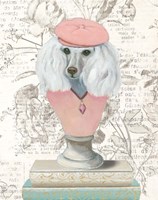 Canine Couture Newsprint IV Fine Art Print