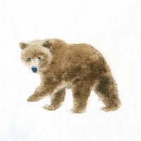 Into the Woods VI on White Fine Art Print