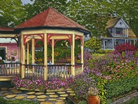 Gazebo At Chautauqua Fine Art Print