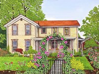 The Clematis Arbor Fine Art Print