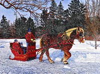 Antique Sleigh Fine Art Print