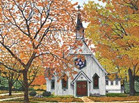 Country Church, Western NY Fine Art Print