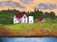 Curtis Island Lighthouse, Camden, Me Fine Art Print