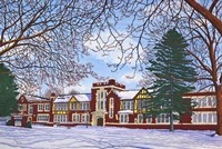 Eden Central School, Eden, Ny Fine Art Print