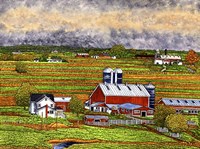 Farm Country, Lancaster Co, Pa Fine Art Print