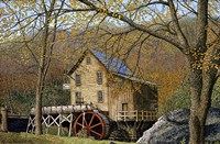 Glade Creek Grist Mill I Beckley, Wv Fine Art Print