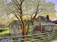 Mccormick Mill, Steeles Tavern Va Fine Art Print
