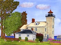 Sodus Bay Lighthouse, Lake Ontario, Sodus Point, Ny Fine Art Print