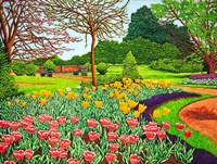 Tulips At Longwood Gardens V, Kennett Square Pa Fine Art Print