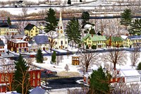 Village Square Vermont Fine Art Print