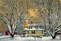 Christmas In The Country Fine Art Print