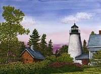 Dice Head Lighthouse Fine Art Print