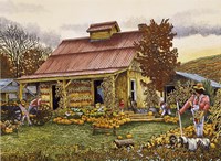 Pumpkin Shed Fine Art Print
