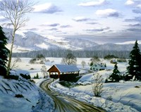 Winter Landscape 15 Fine Art Print