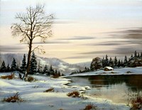Winter Landscape 25 Fine Art Print