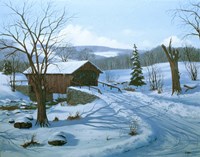 Winter Landscape 28 Fine Art Print