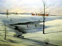 Winter Landscape 30 Fine Art Print