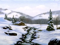 Winter Landscape 32 Fine Art Print