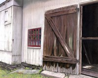 Old Barn Door Fine Art Print