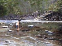 Wading Fine Art Print