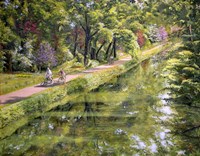 Along The Canal Fine Art Print