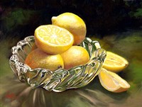 Lemon In Glass Fine Art Print