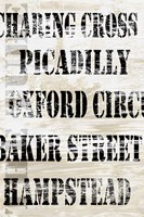 Over and Under London Transit Fine Art Print