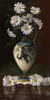 Daisies in Royal Worchester Fine Art Print