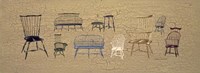 33 Antique Chairs Fine Art Print