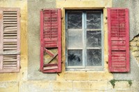 Red Shutters Fine Art Print