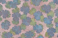 Macleaya Leaf Blue and Green Fine Art Print