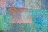 Stylish Patterns Turquoise Fine Art Print