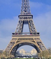 Eiffel Tower First and Second Platform Fine Art Print
