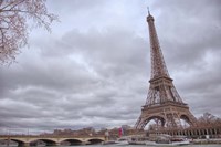 Eiffel Tower, Seine and Pont d'Iena Fine Art Print