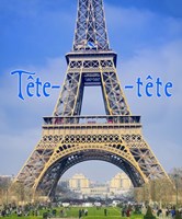 Tete-a-tete in Paris Fine Art Print