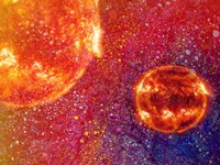 Two Suns Fine Art Print