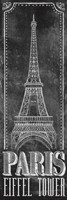 Chalkboard - Eiffel Tower 2 Fine Art Print