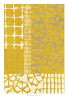 Golden Blockprint II Fine Art Print