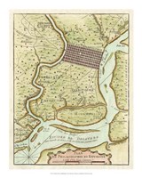 Petite Map of Philadelphia Fine Art Print